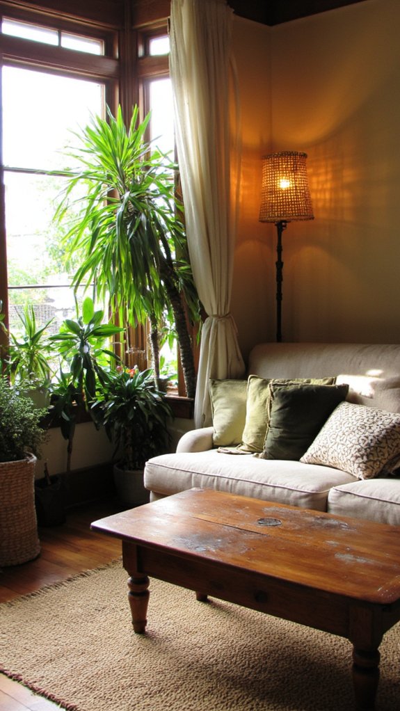 nature inspired cozy lighting