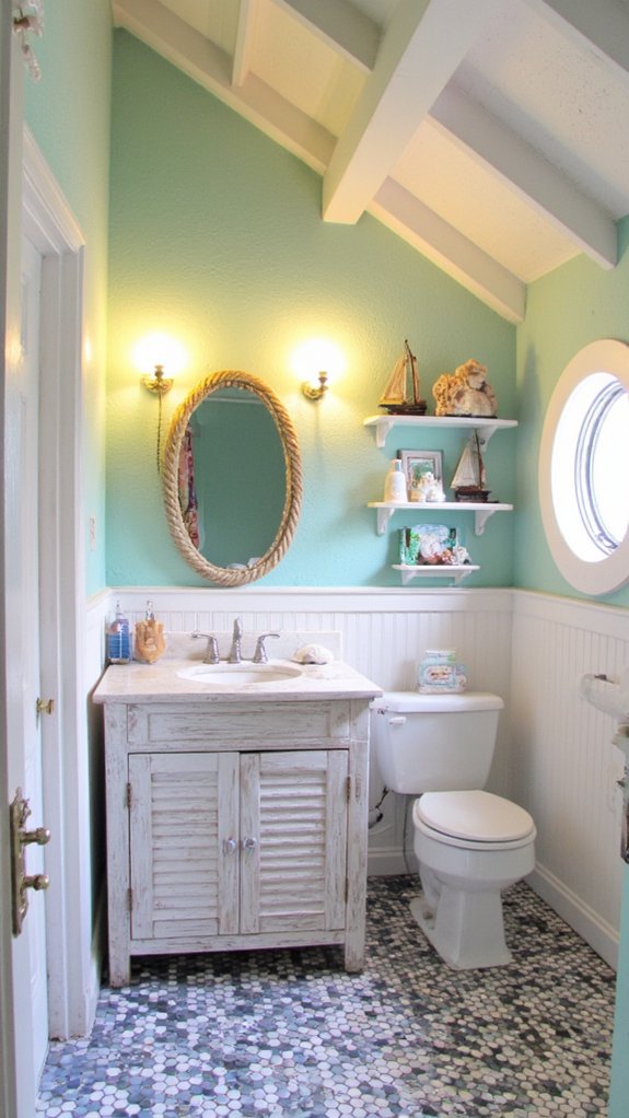 nautical coastal bathroom lighting