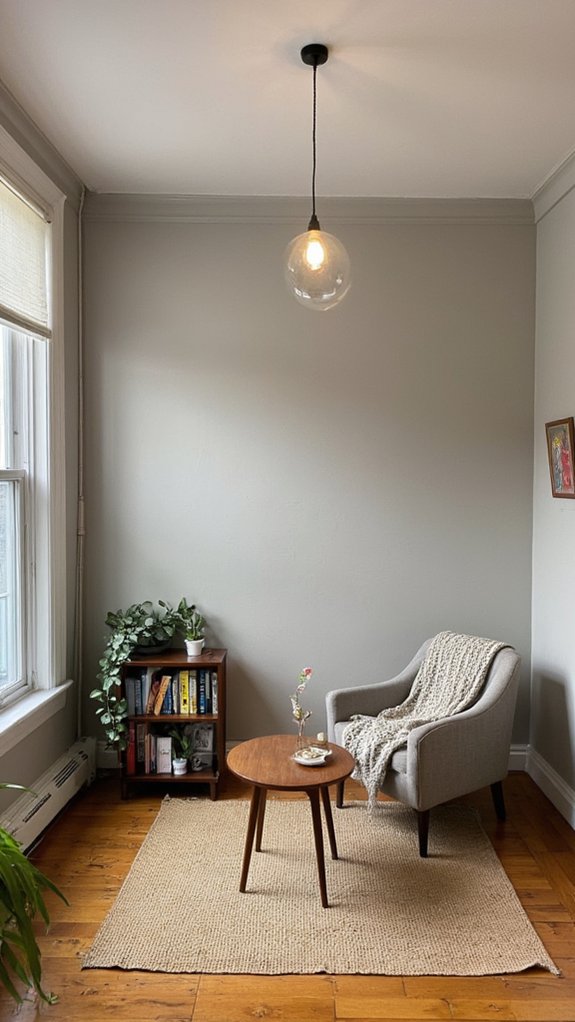 pendant lights create spaciousness