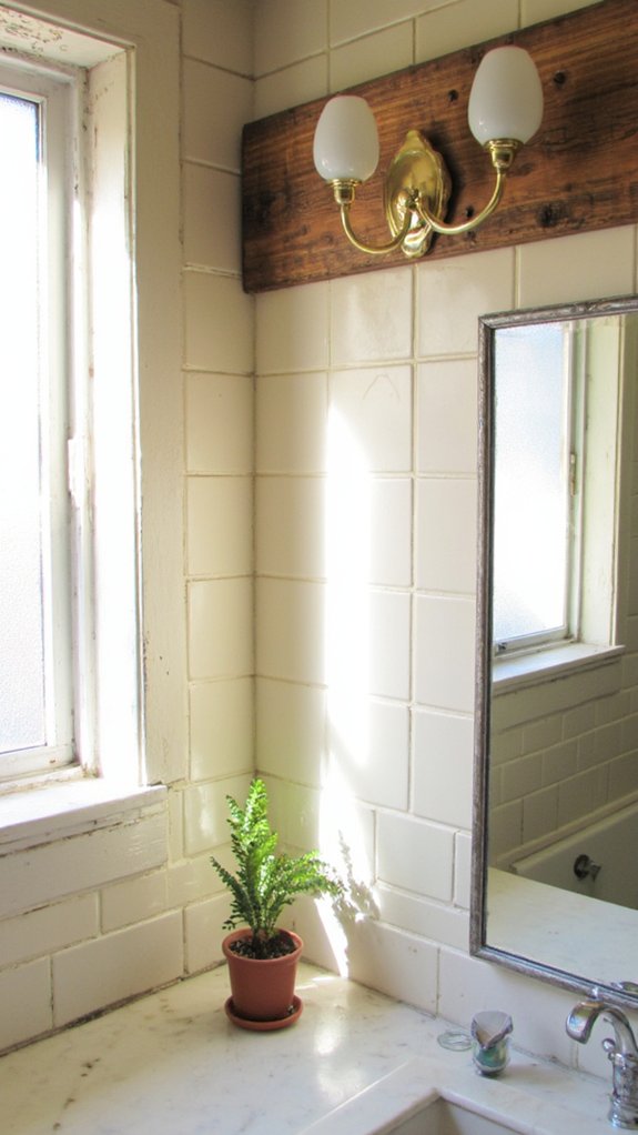 personalized polished vanity lighting