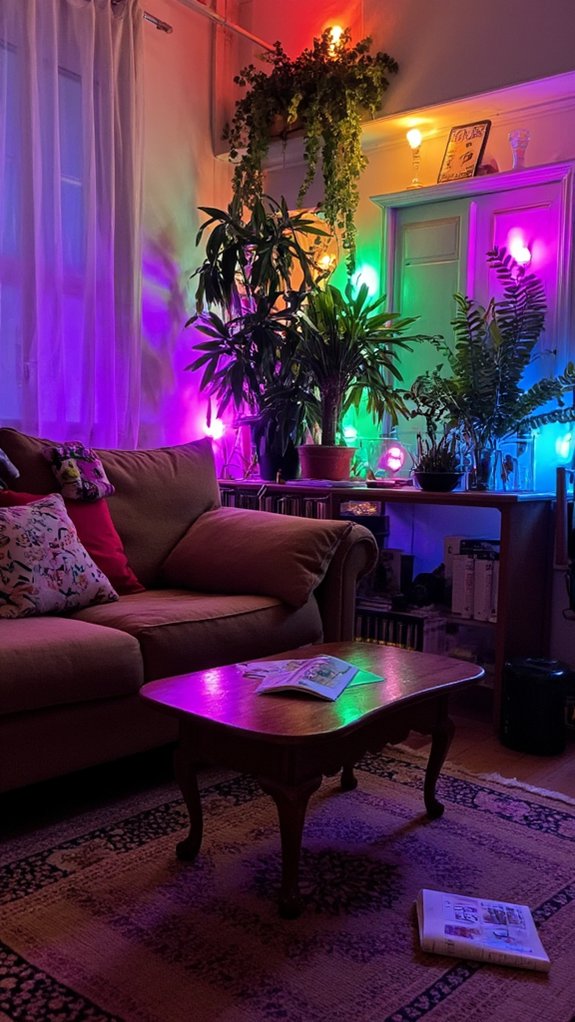 playful colorful led ambiance