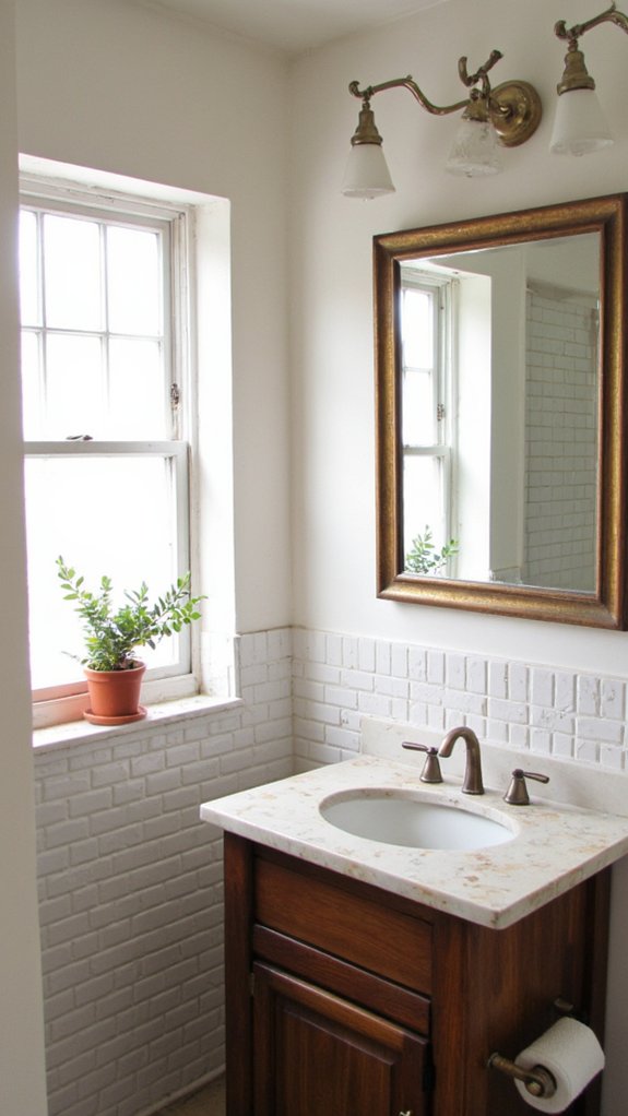 popular polished vanity finishes