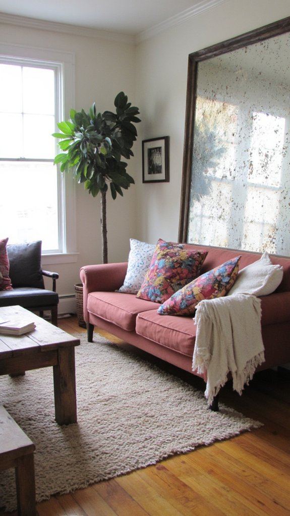 reflective mirrors brighten spaces