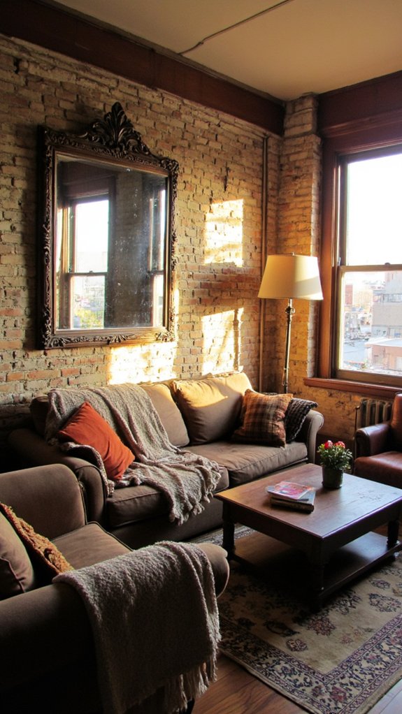 reflective mirrors enhance brightness