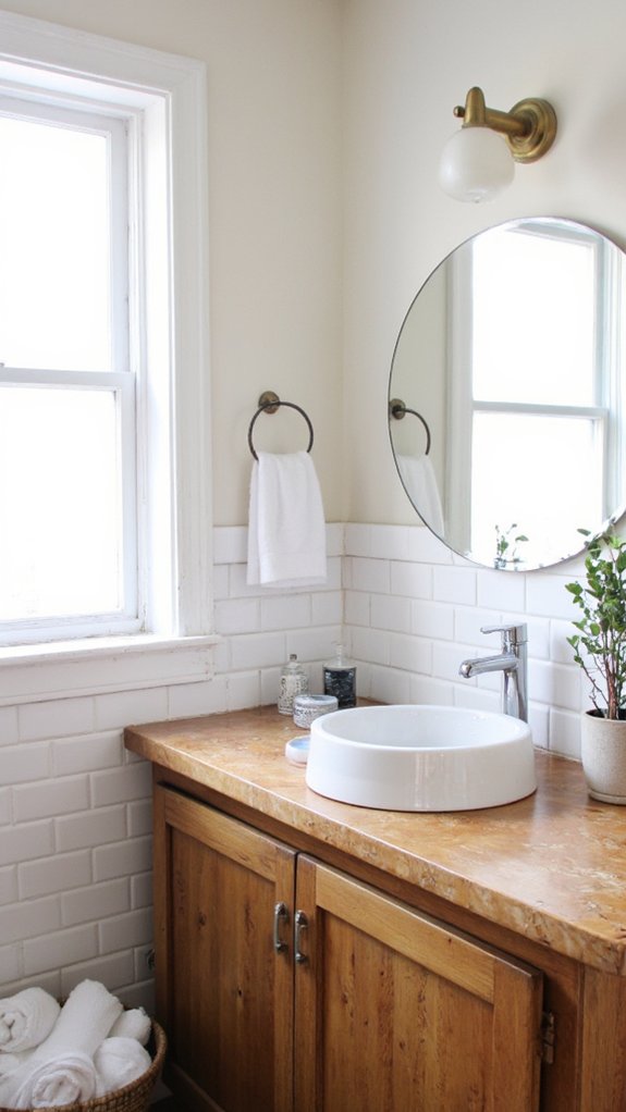 regular bathroom lighting maintenance