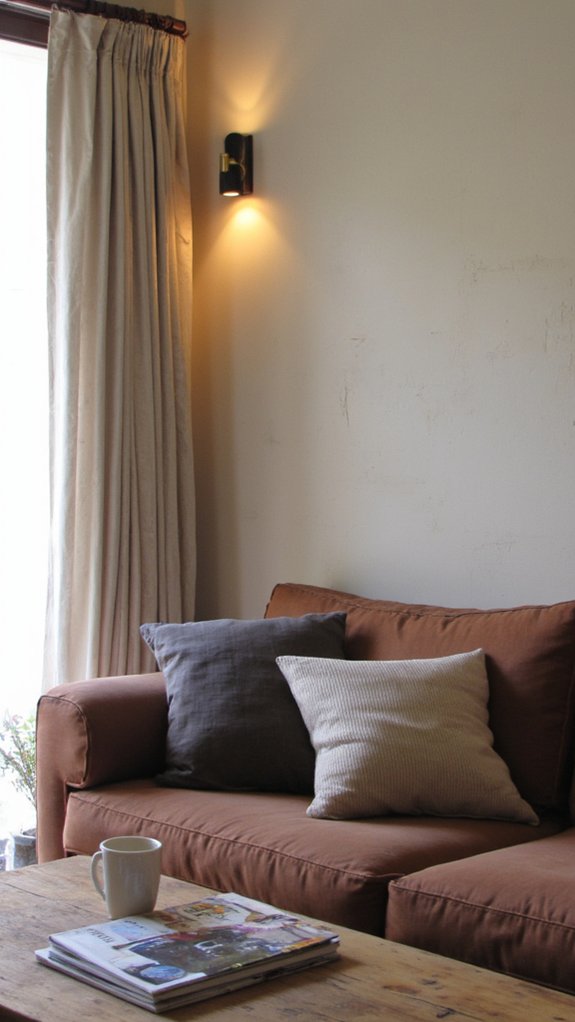 sconce lighting enhances decor