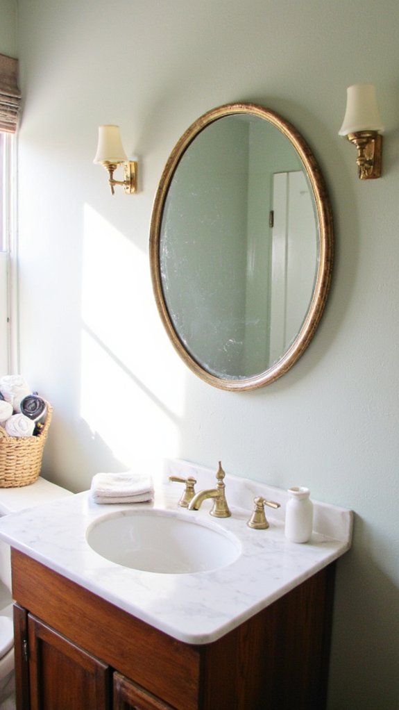 sconces enhance bathroom lighting