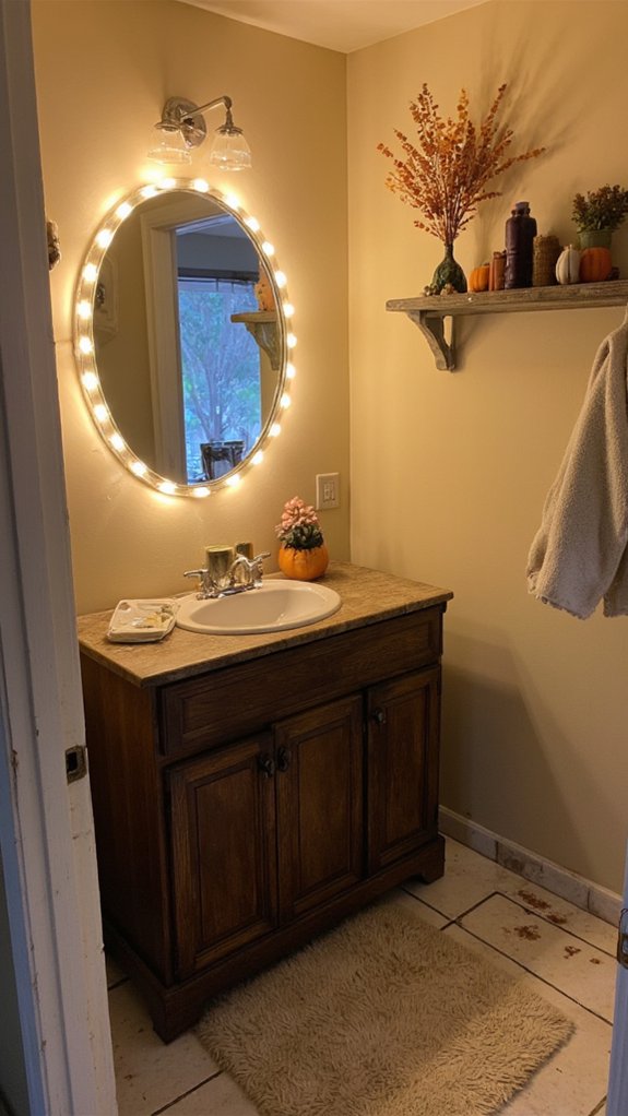 seasonal bathroom lighting updates