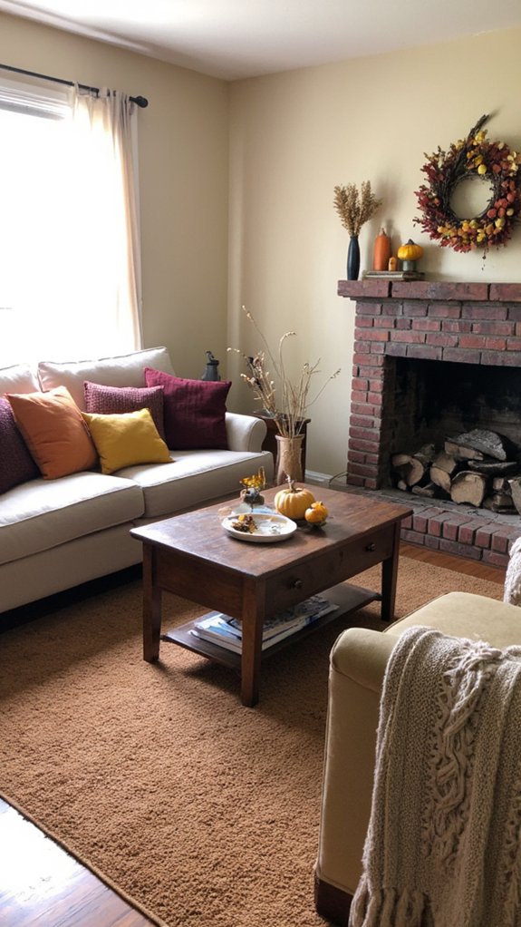 seasonal living room refresh