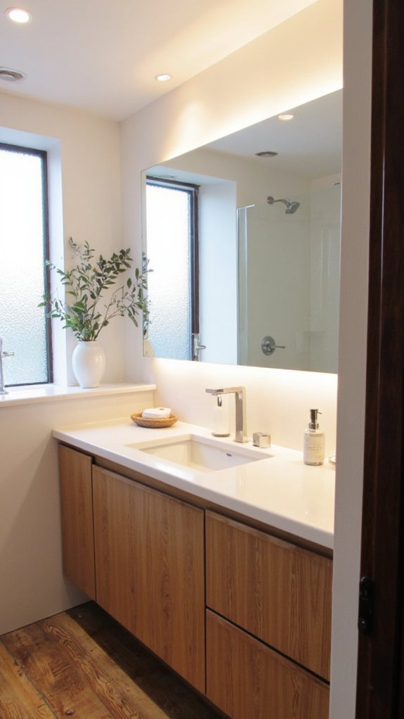 sleek adjustable vanity illumination