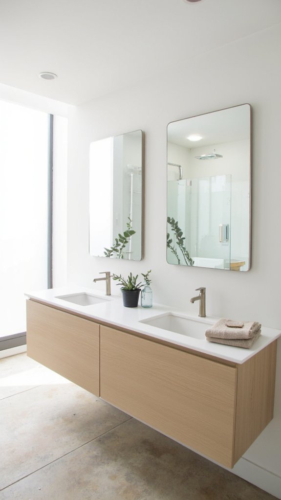 sleek frameless airy elegance