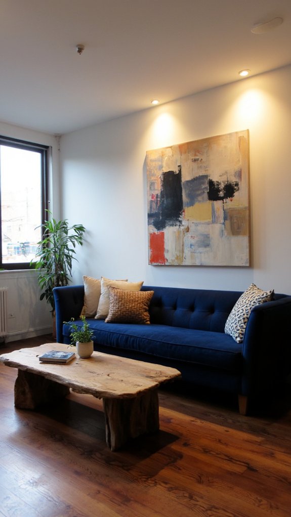 sleek recessed lighting ambiance