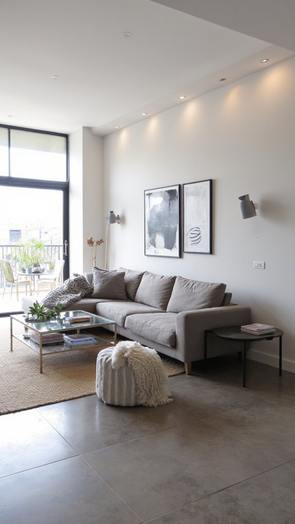 sleek recessed lighting design