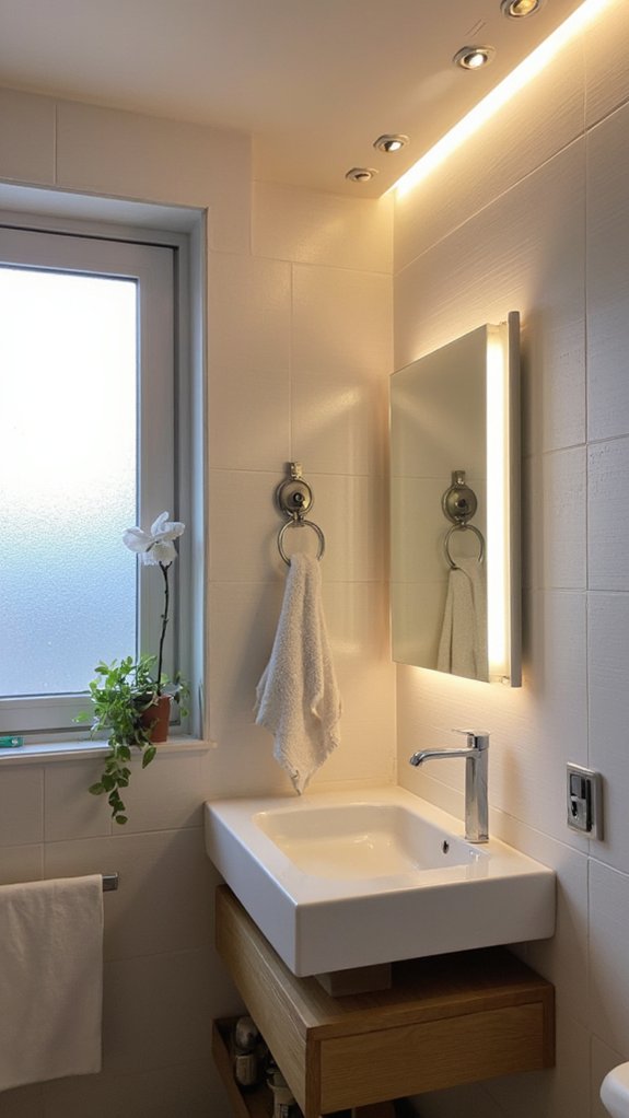 smart lighting enhances bathrooms