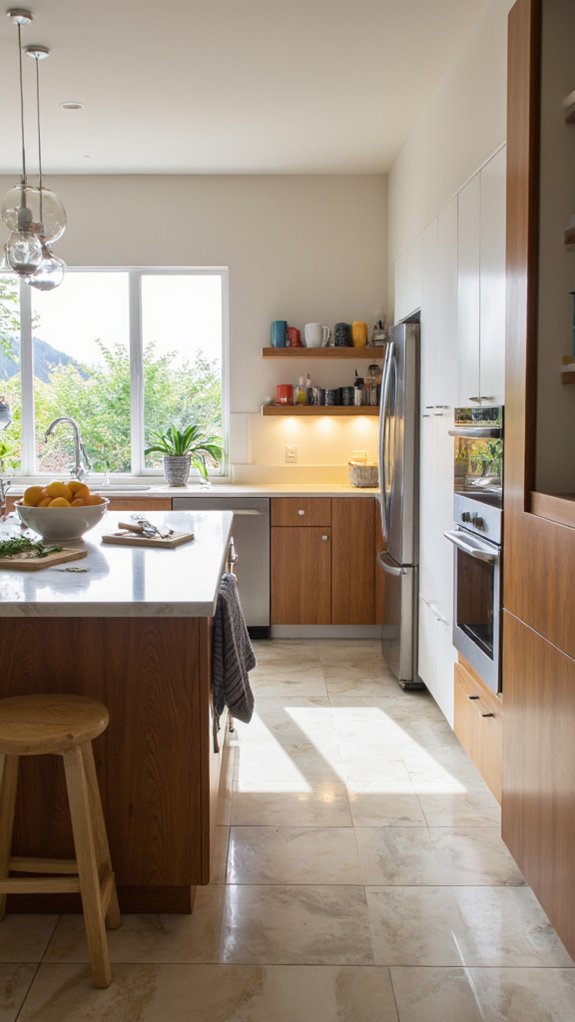 smart lighting enhances kitchen