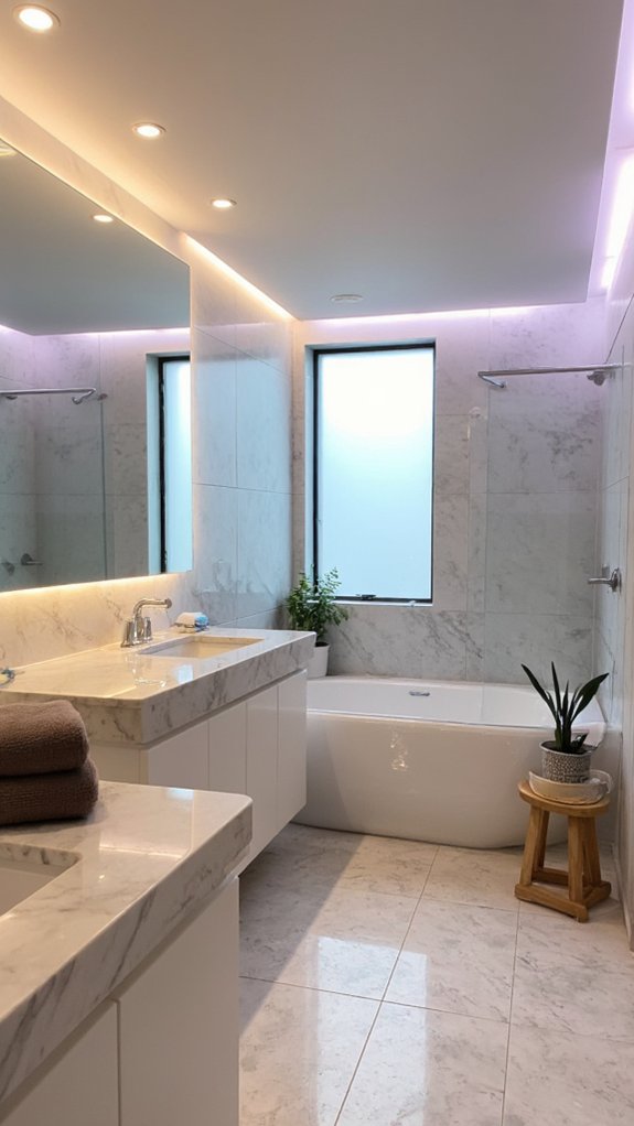 smart lighting transforms bathrooms