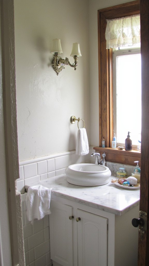 soft sophisticated bathroom elegance