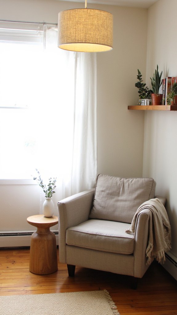 softening harsh room lighting