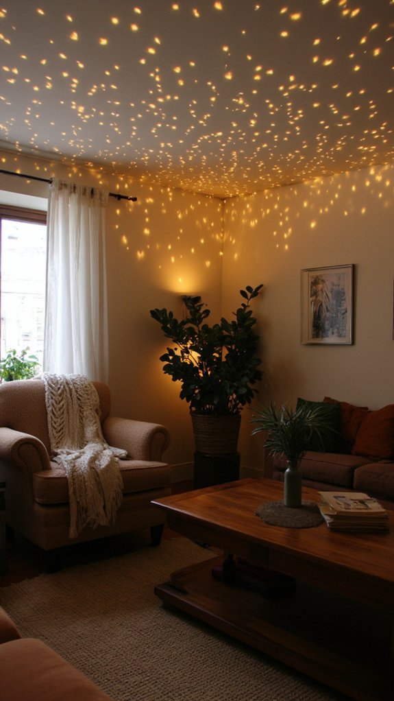 starry night indoor ambiance