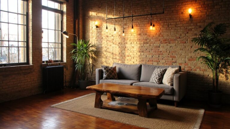 stylish apartment ambient lighting