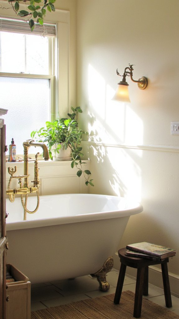 stylish bathroom reading lights