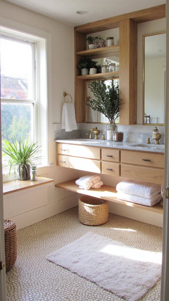 stylish double vanity mirrors