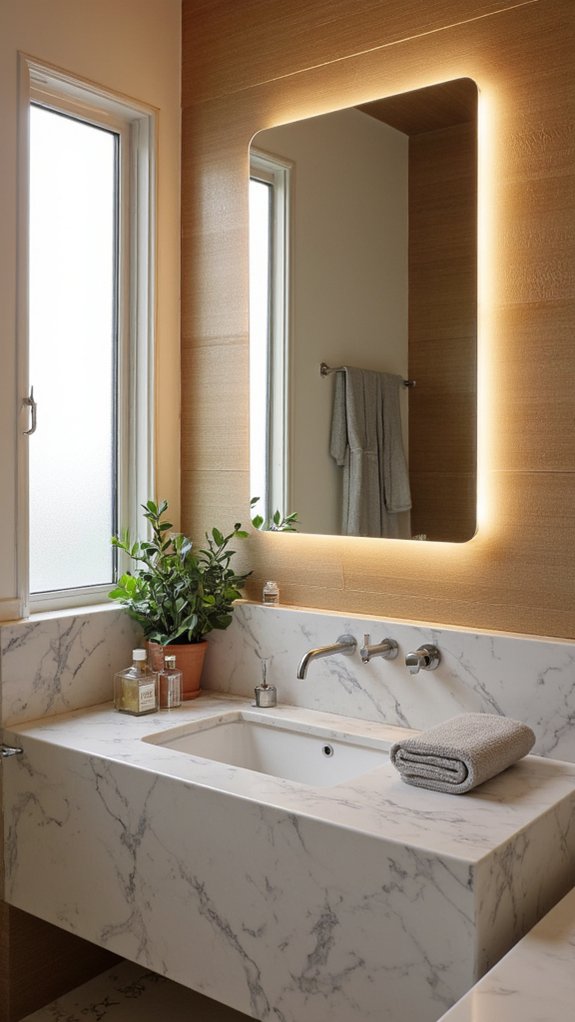 stylish functional led mirrors