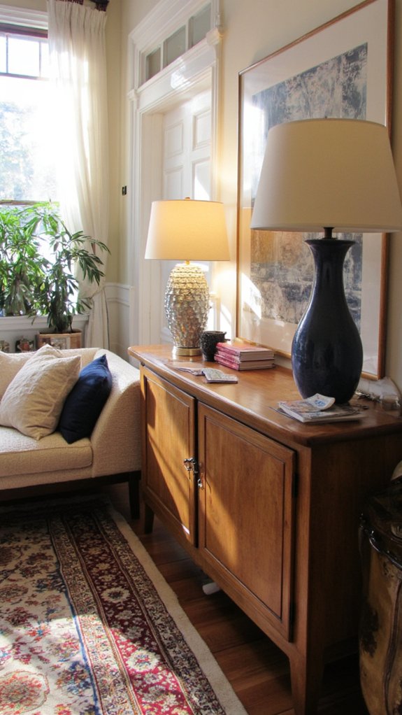 stylish table lamps enhance decor