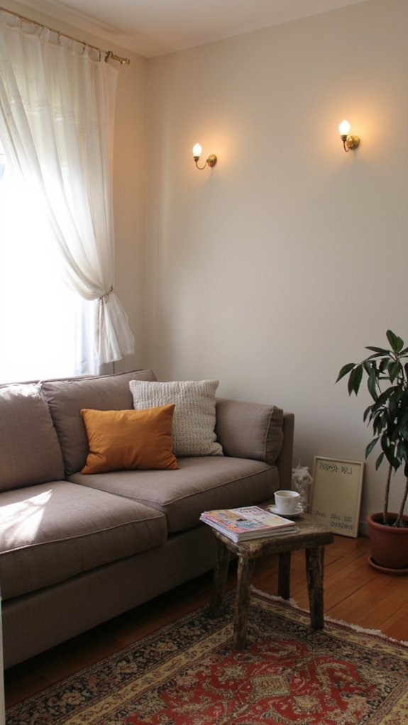 stylish wall sconces save space