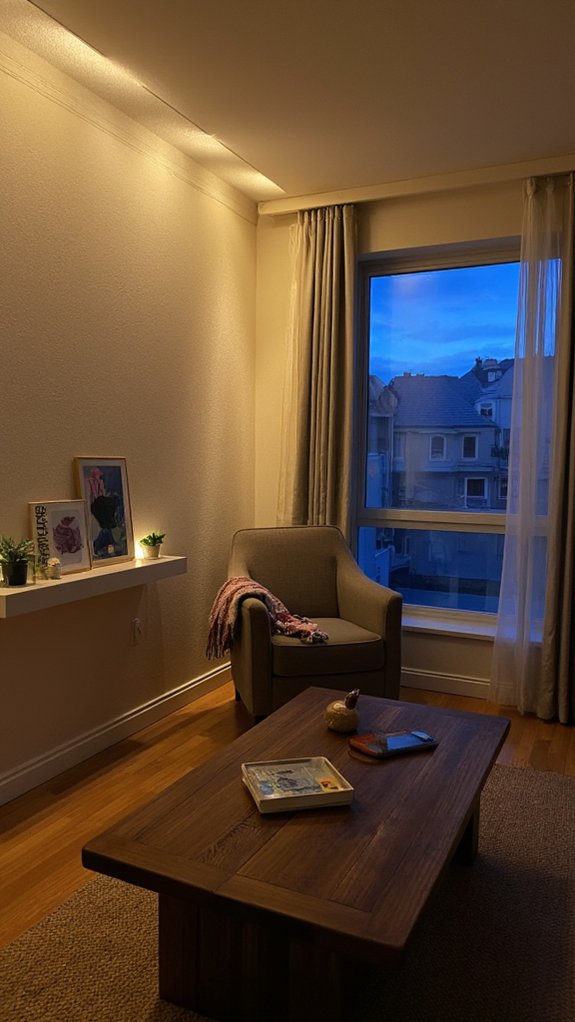 subtle led lighting accents