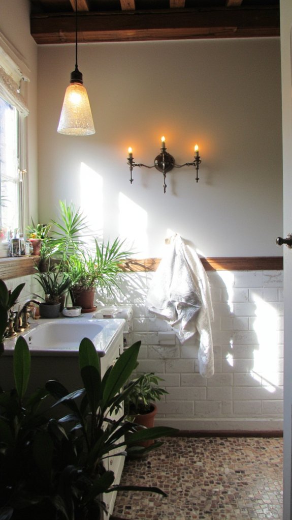sustainable eco friendly bathroom lighting