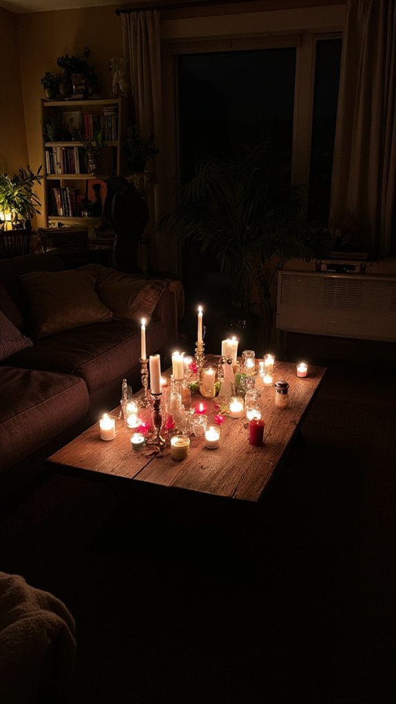 timeless candlelit ambiance