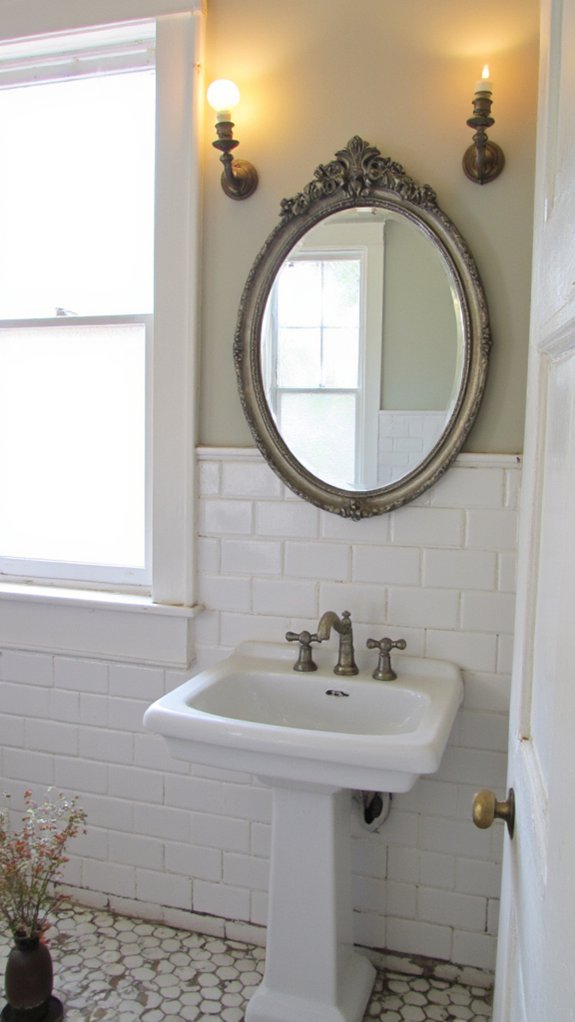 timeless vintage bathroom lighting