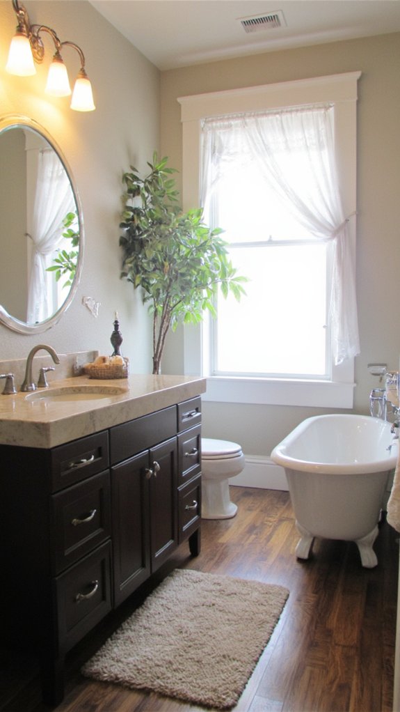 transform bathroom lighting ambiance