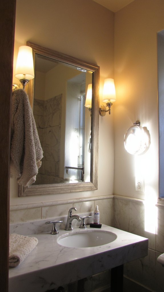 transformative bathroom lighting upgrade