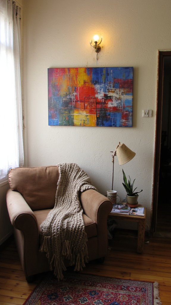 transformative picture light installation