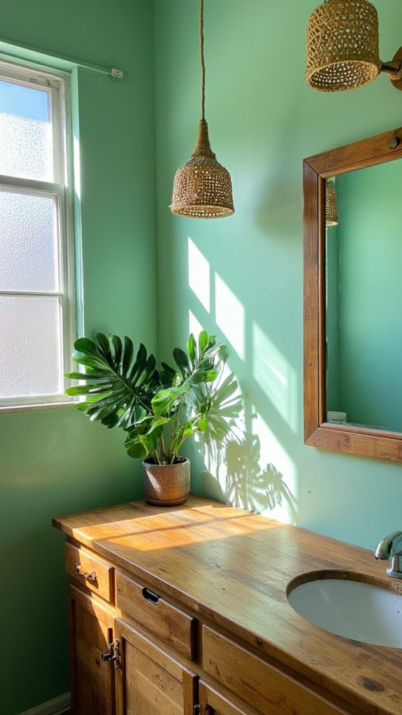 tropical lighting creates serenity