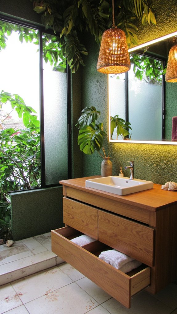 tropical modern lighting blend