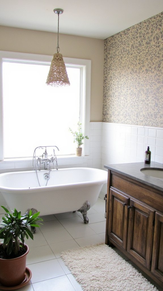 unique bathroom light shades