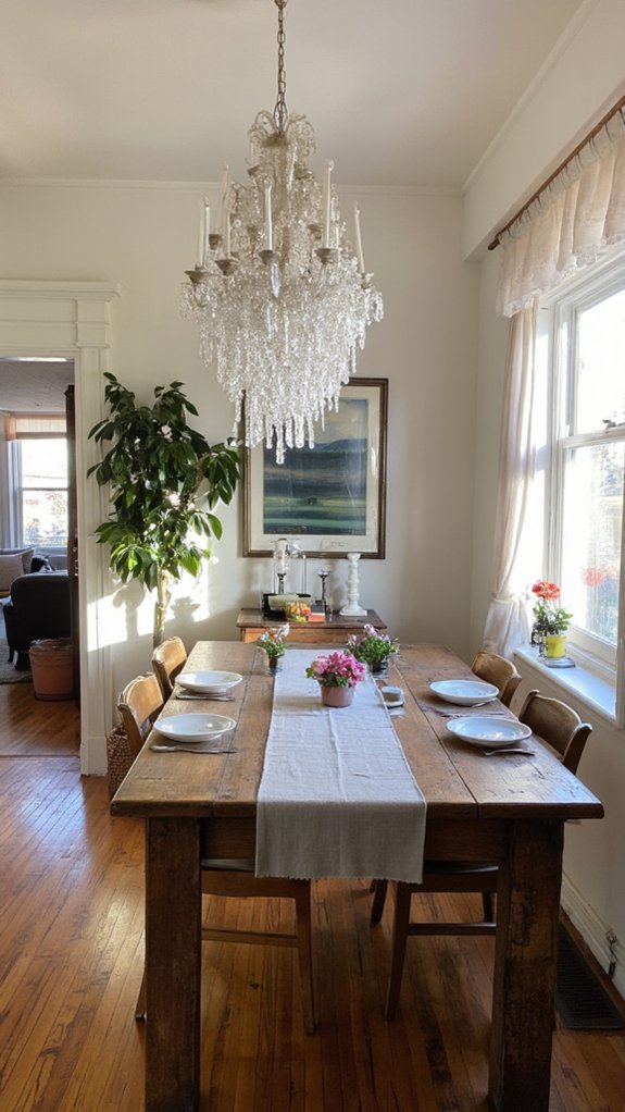 unique dining room chandeliers