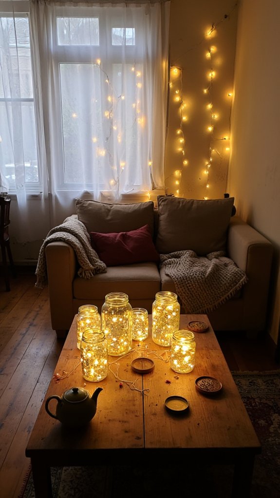 unique fairy light centerpieces