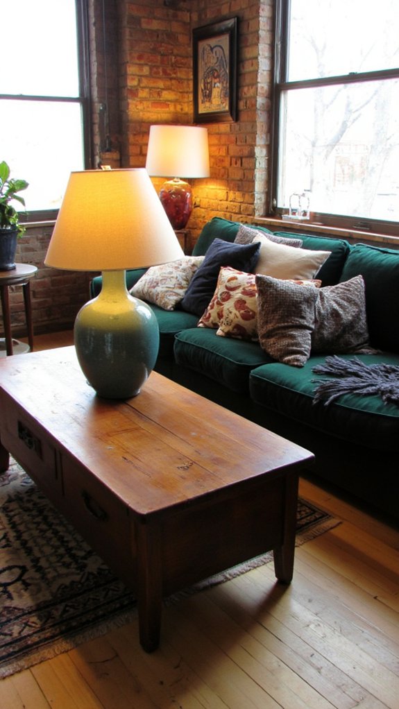 unique lamps enhance decor