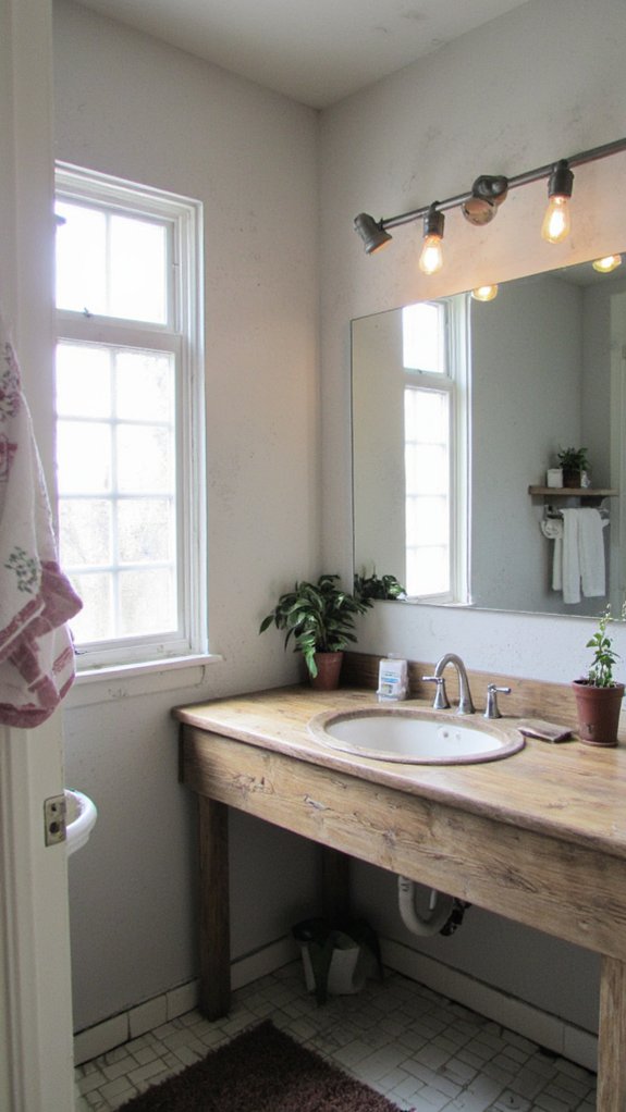 versatile adjustable bathroom lighting