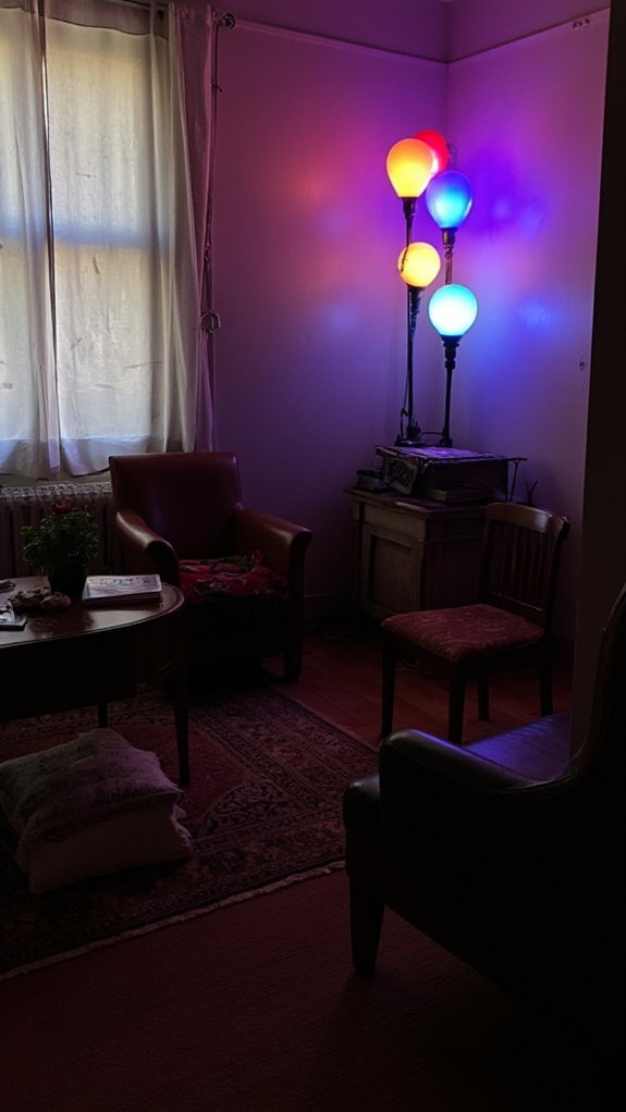 vibrant bulbs playful ambiance