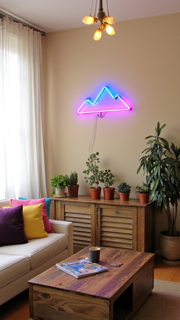 vibrant personality showcasing signs