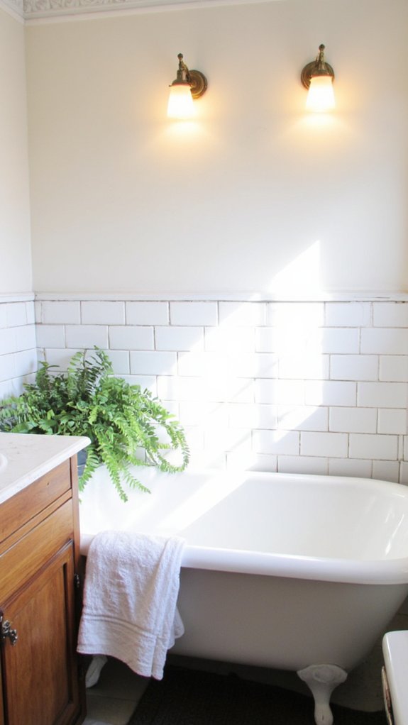 vintage fixtures add elegance