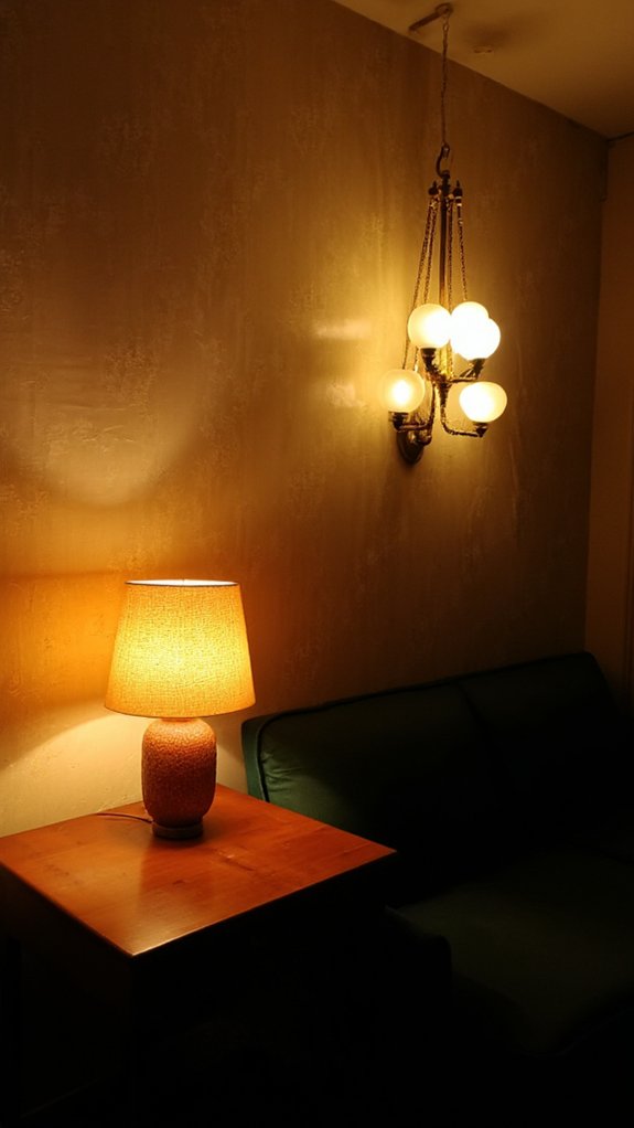 vintage fixtures create ambiance