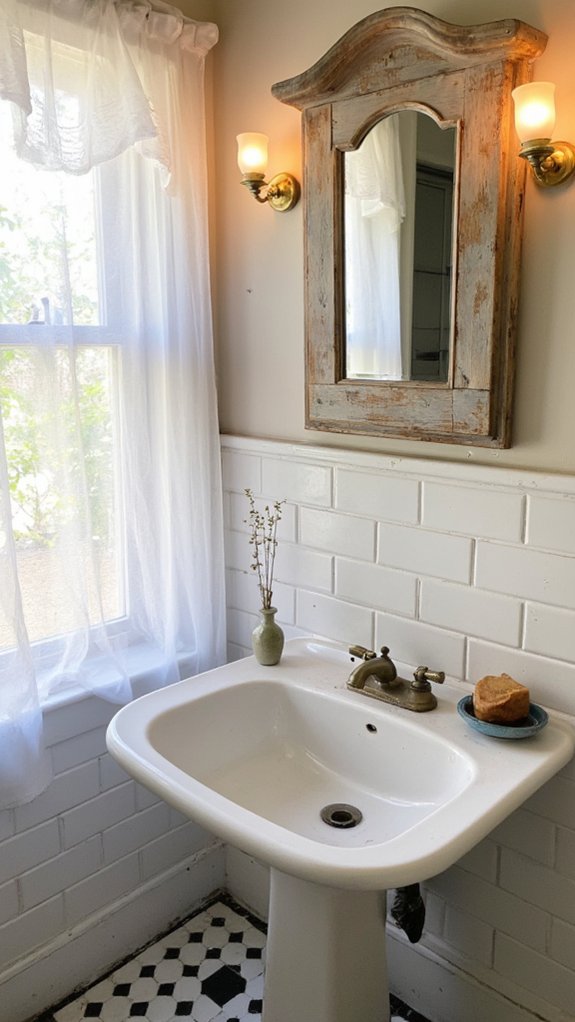 vintage fixtures enhance charm