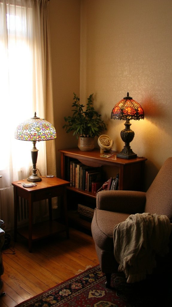 vintage lamps create nostalgia