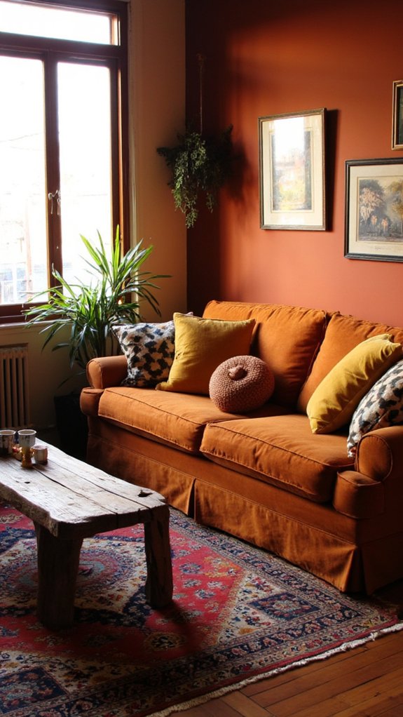 warm colors create coziness